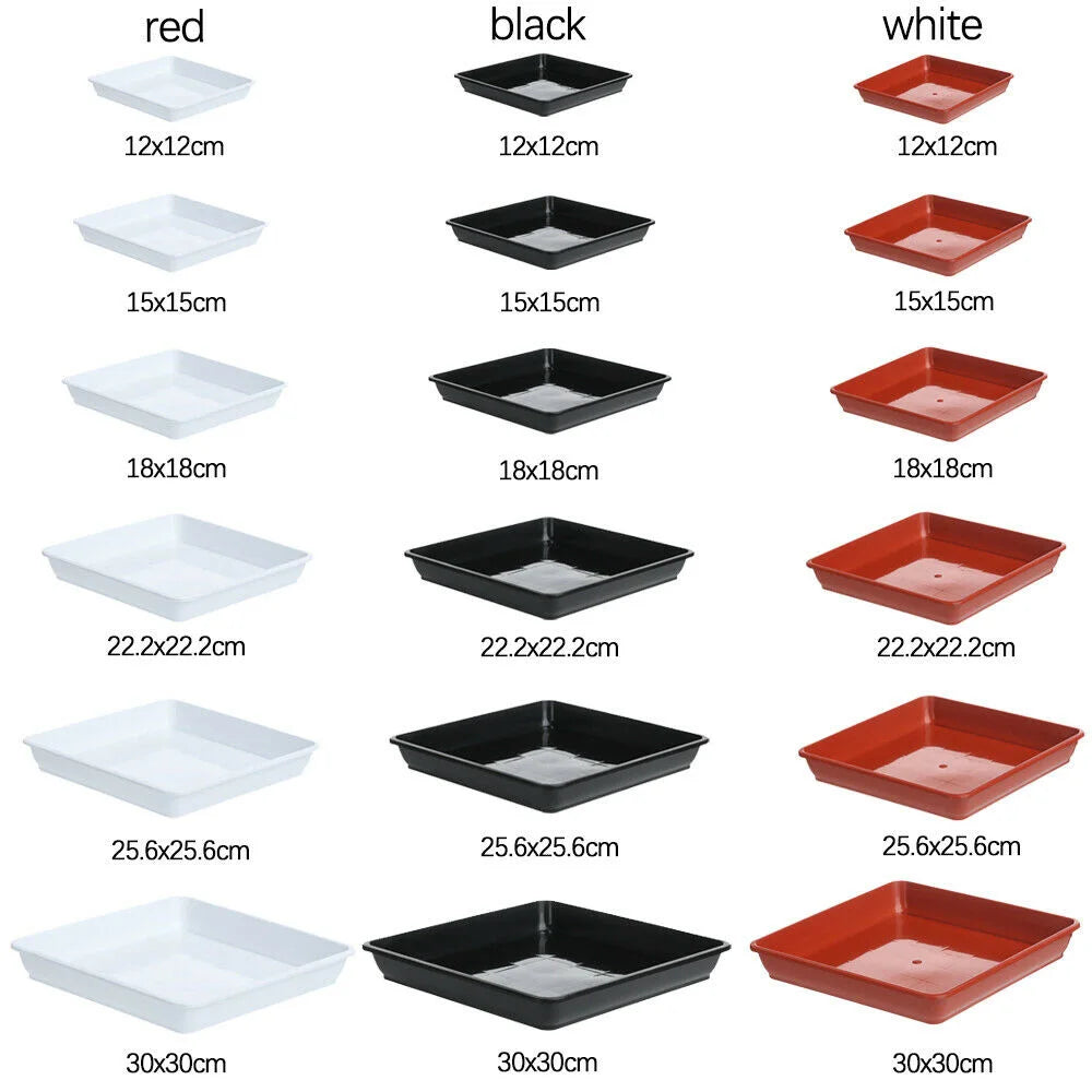 PP Plastic Flower Pot Drip Tray – Deformation-Resistant Saucer Plant Drip Tray Babs