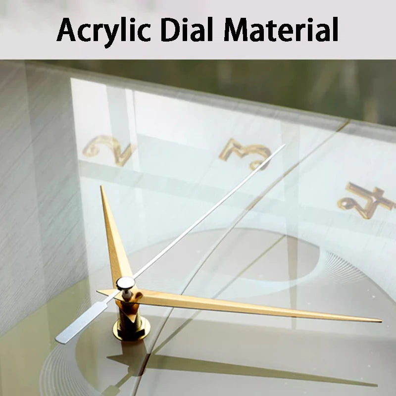 Oeny Double-Sided LED Corner Wall Clock | Acrylic Mural LED Corner Wall Clock Babs
