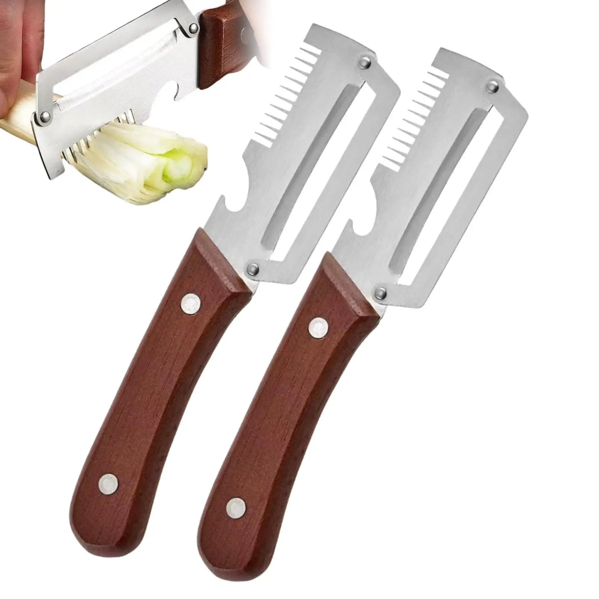 3-in-1 Stainless Steel Vegetable Peeler, Slicer & Shredder Vegetable Peeler Babs