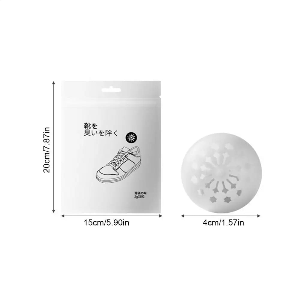 6-Pack Shoe Deodorizer Balls – Sneaker & Gym Bag Freshener Shoe Deodorizer Balls Babs 6pcs