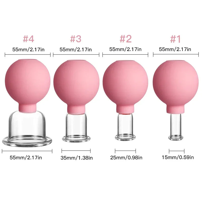 Vacuum Cupping Massage Cups – Face & Body Skin Lifting Tool Cupping Massage Tool Babs