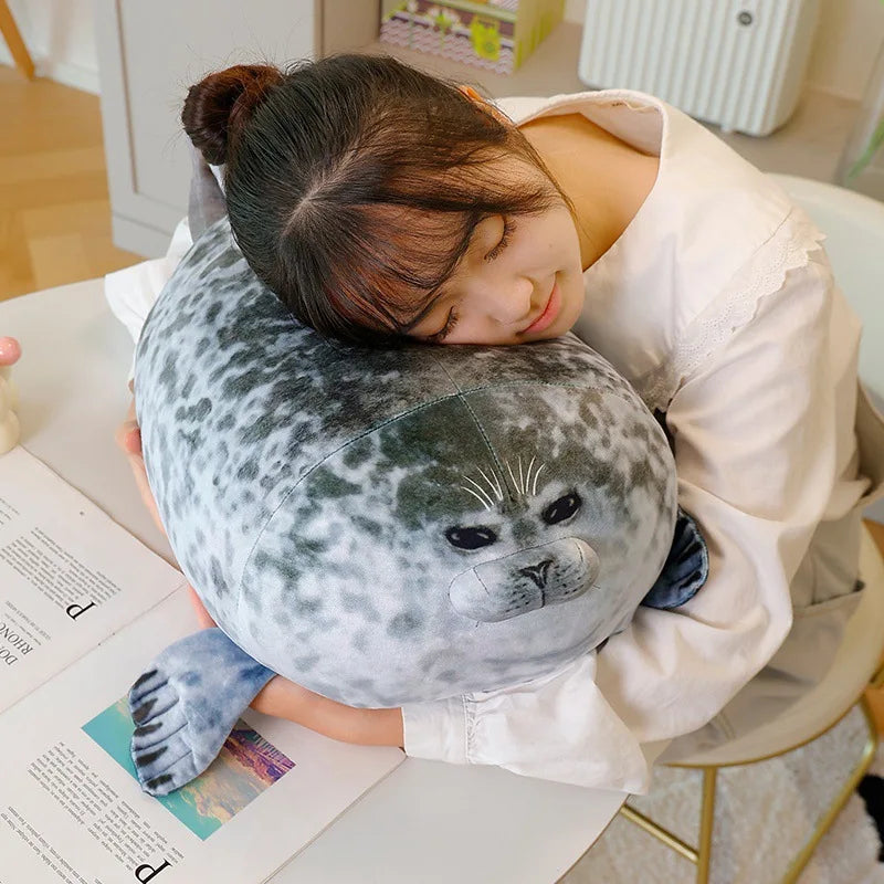 Lifelike Seal Plush Toy – Soft Stuffed Animal & Aquarium Gift Stuffed Animal Plush Babs