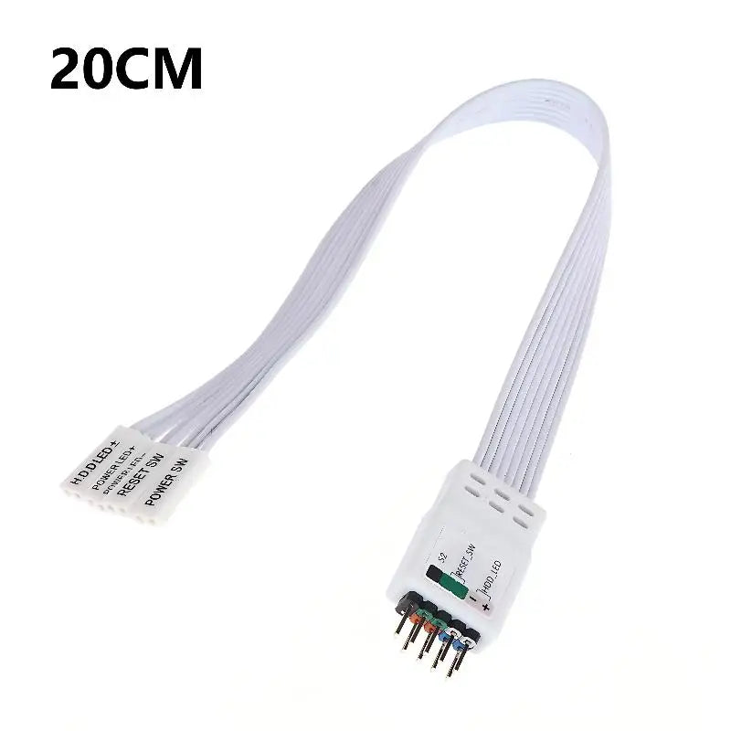9-Pin F-Panel Motherboard Front Panel Cable | 20/30/50cm Motherboard Adapter Cable Babs 20cm