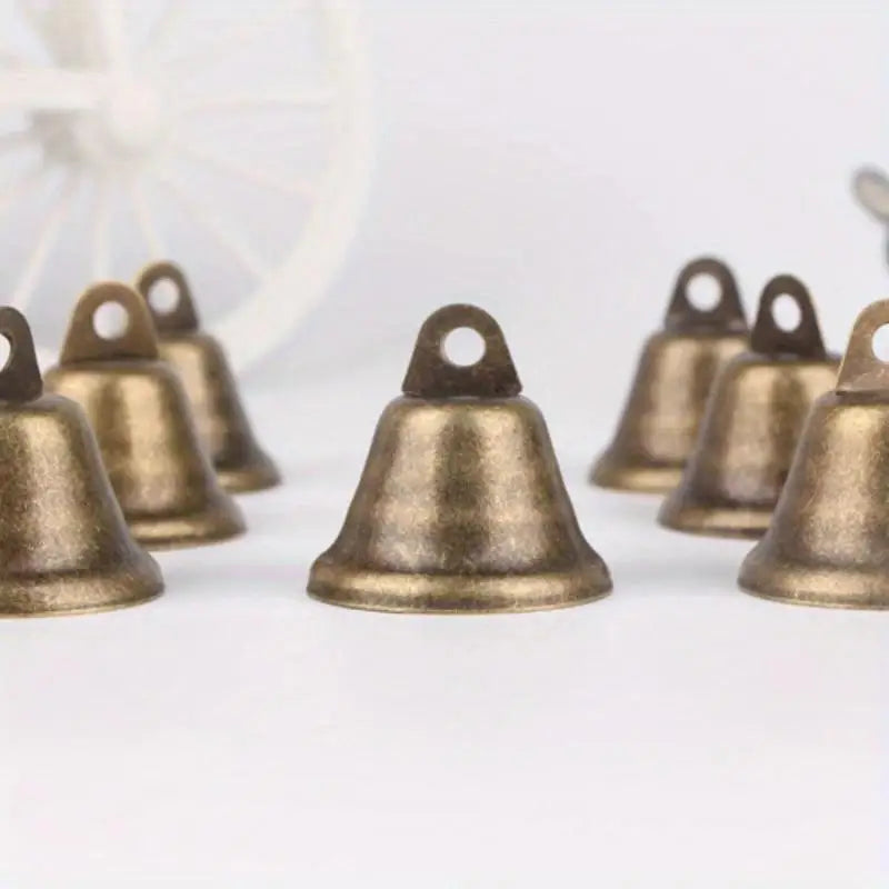 10Pcs 38mm Iron Jingle Bells – Christmas & Festival Decor Christmas Jingle Bells Babs