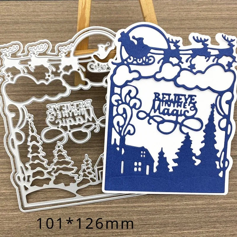 Christmas Cutting Dies Embossing Mold Set for Scrapbooking Craft Cutting Dies Babs A