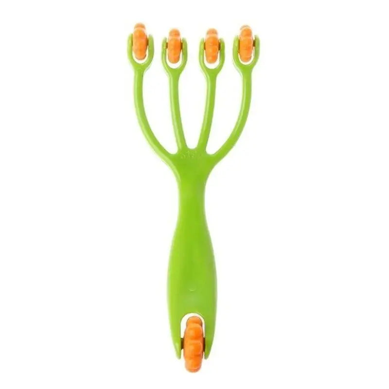 Four-Claw Rolling Massager – Head, Foot & Body Roller Tool Body Massage Roller Babs Green