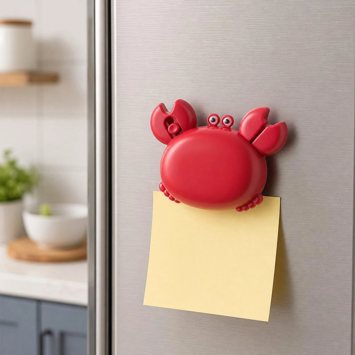 Crab 4-in-1 Multi-Tool Bottle Opener & Magnetic Fridge Magnet Kitchen Multi-Tool Babs