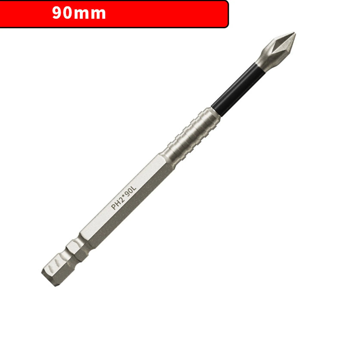 PH2 Magnetic Screwdriver Bit Alloy Steel Anti-Slip 25–150mm Screwdriver Bit Babs 90mm