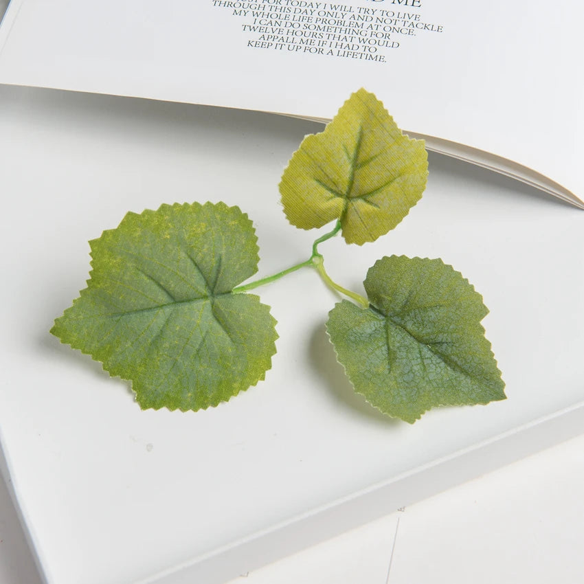 Artificial Silk Grape & Maple Leaf Garland | Wedding Home Decor Artificial Leaf Garland Babs