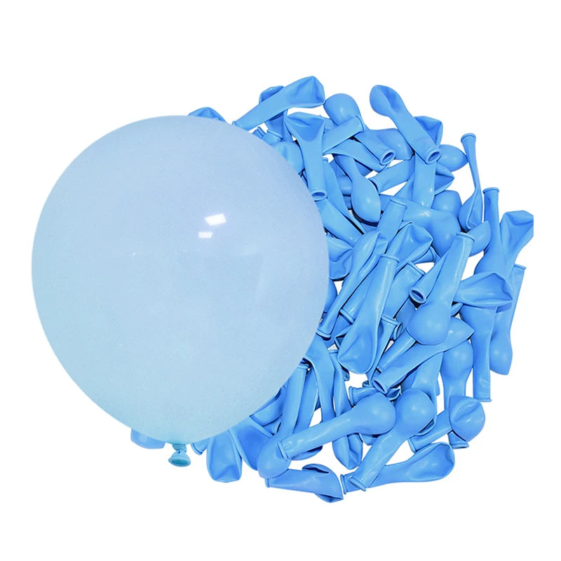 30/60pcs 5" Macaron Pastel Latex Balloons for Party Decor Party Balloons Babs Blue 30pcs