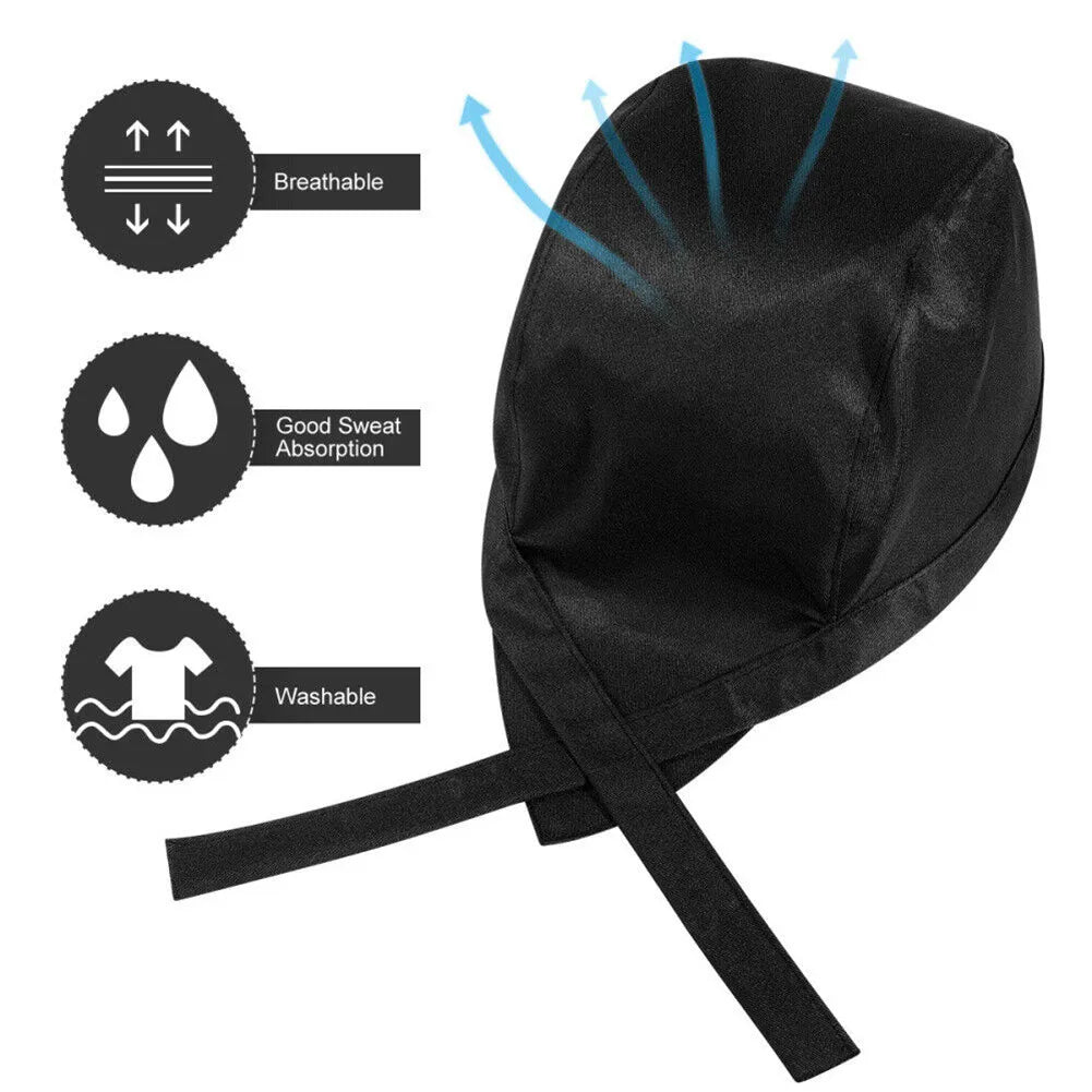 Unisex Pirate Skull Chef Hat – Kitchen & Catering Cap Chef Hat Babs