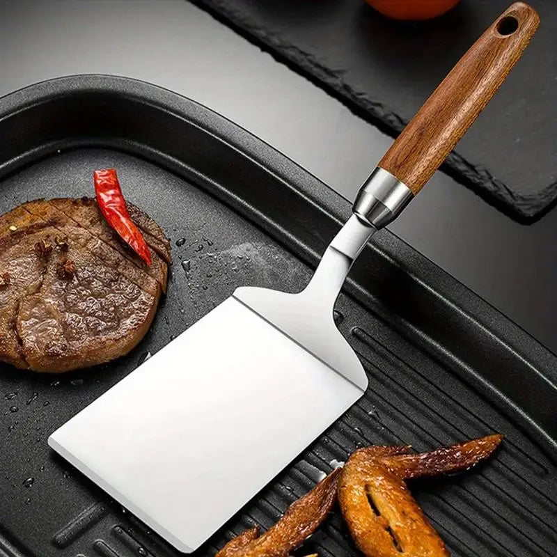 2-Piece Stainless Steel BBQ Grill Scraper & Spatula Set BBQ Spatula Set Babs