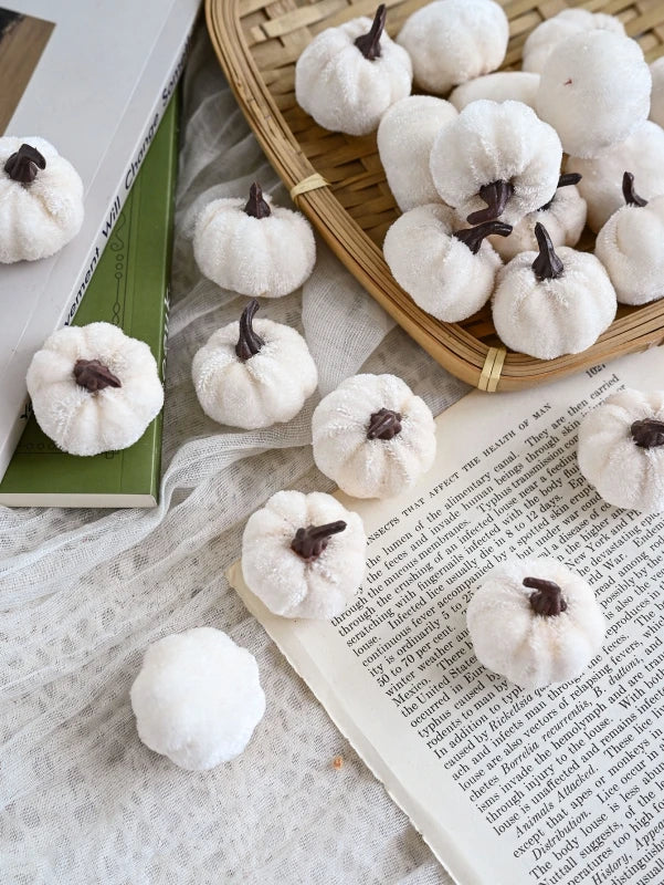 Mini Artificial Pumpkins 15/30 Pcs – Fall Halloween Décor Artificial Pumpkin Decor Babs color 3 15 pcs