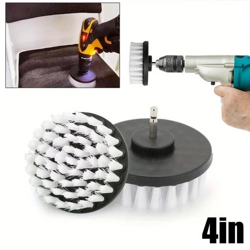 5-Inch Soft Drill Brush – Carpet, Leather, Car Tires Cleaner Drill Brush Attachment Babs