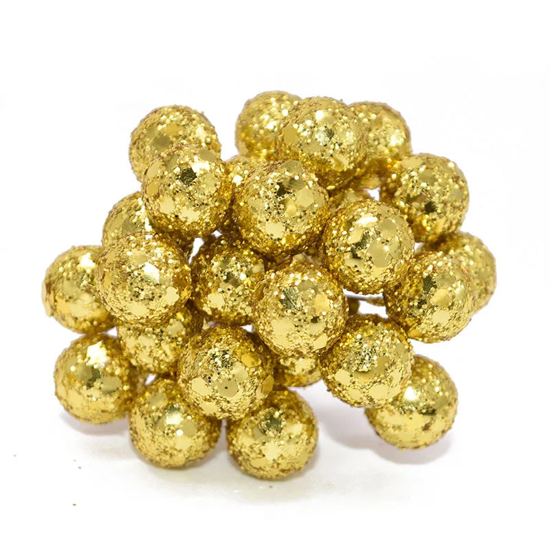 50Pcs Glitter Artificial Flower Stamens & Berries – DIY Decor Artificial Flower Stamens Babs