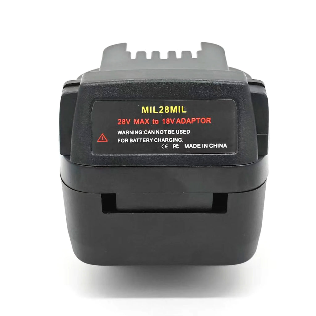 Milwaukee M28 to M18 Battery Adapter Converter MIL28MIL Battery Adapter Babs MIL28MIL