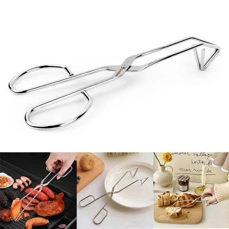 Heavy Duty Stainless Steel Triangle Tongs – Kitchen Serving Kitchen Tongs Babs