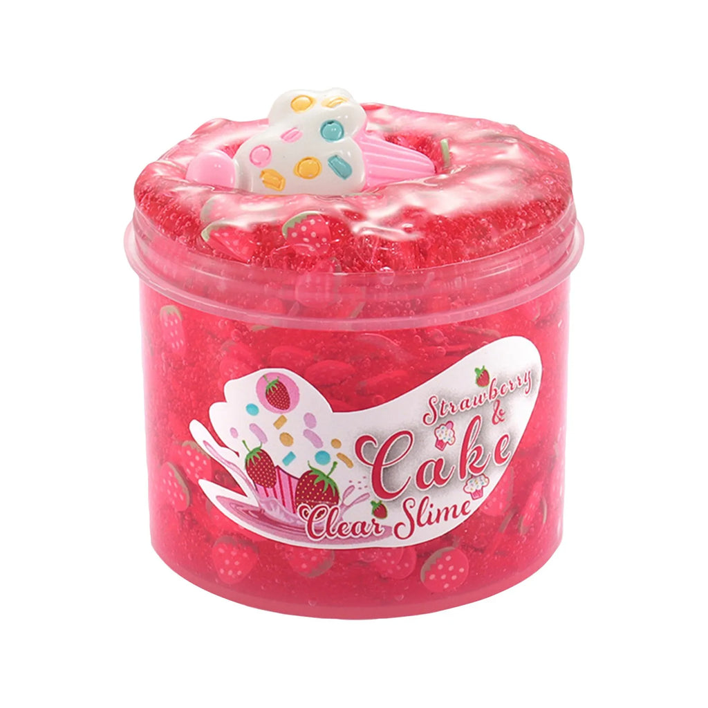 Crystal Clear Fruit Charm Slime – Non-Sticky Jelly Clay, 70/100ml Novelty Slime Toy Babs 70ML One Size