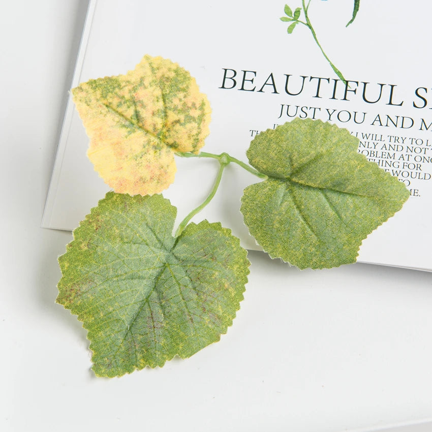 Artificial Silk Grape & Maple Leaf Garland | Wedding Home Decor Artificial Leaf Garland Babs