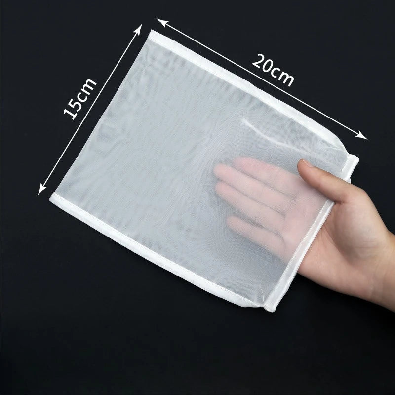 Reusable Nylon Mesh Filter Bags – Soy Milk & Juice Strainer Mesh Strainer Bag Babs 15x20cm
