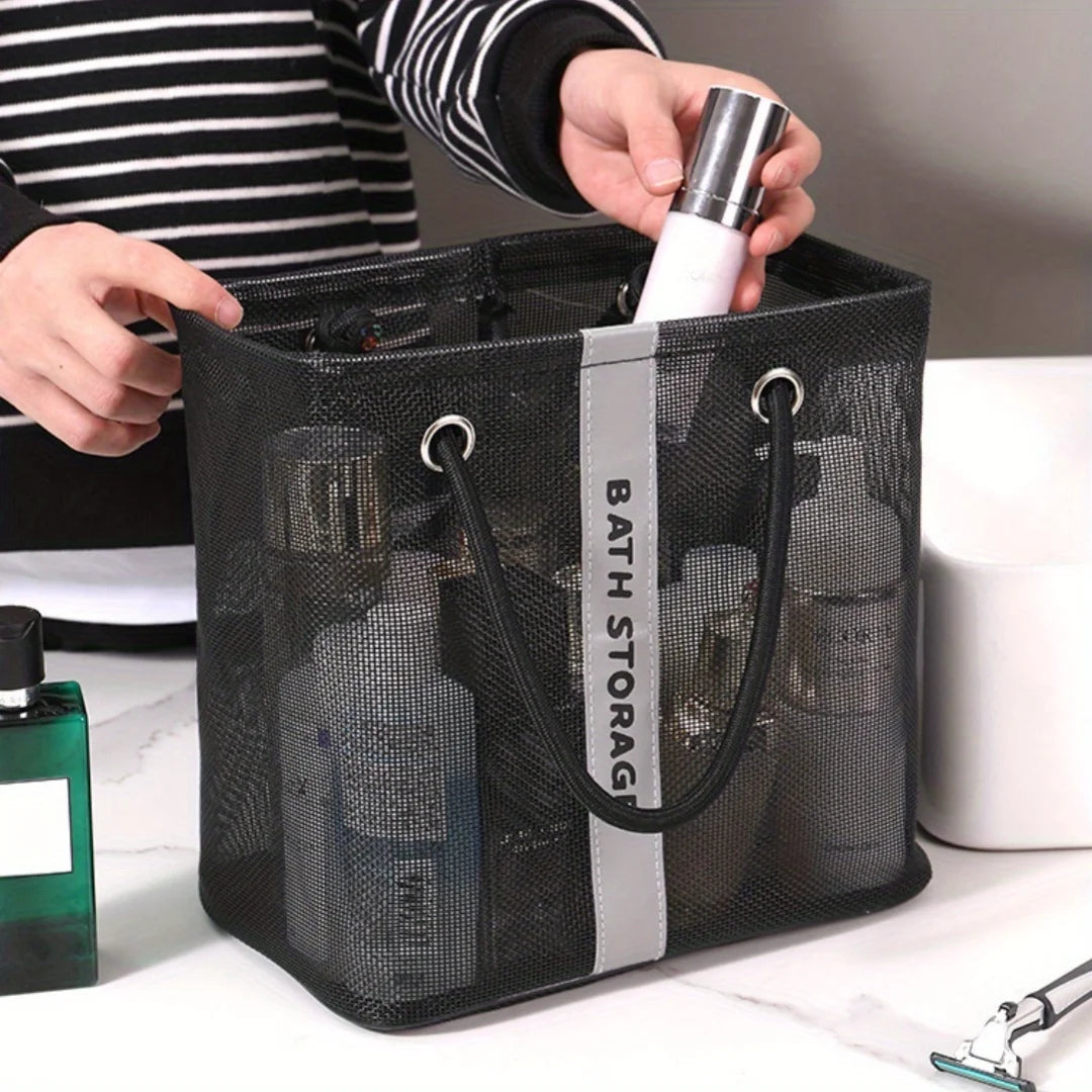 Foldable Mesh Shower Caddy Tote – Dorm Room Essential Shower Caddy Tote Babs