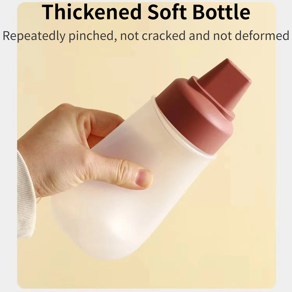 350ml Squeeze Sauce Bottle | 5-Hole Condiment Dispenser Condiment Dispenser Babs