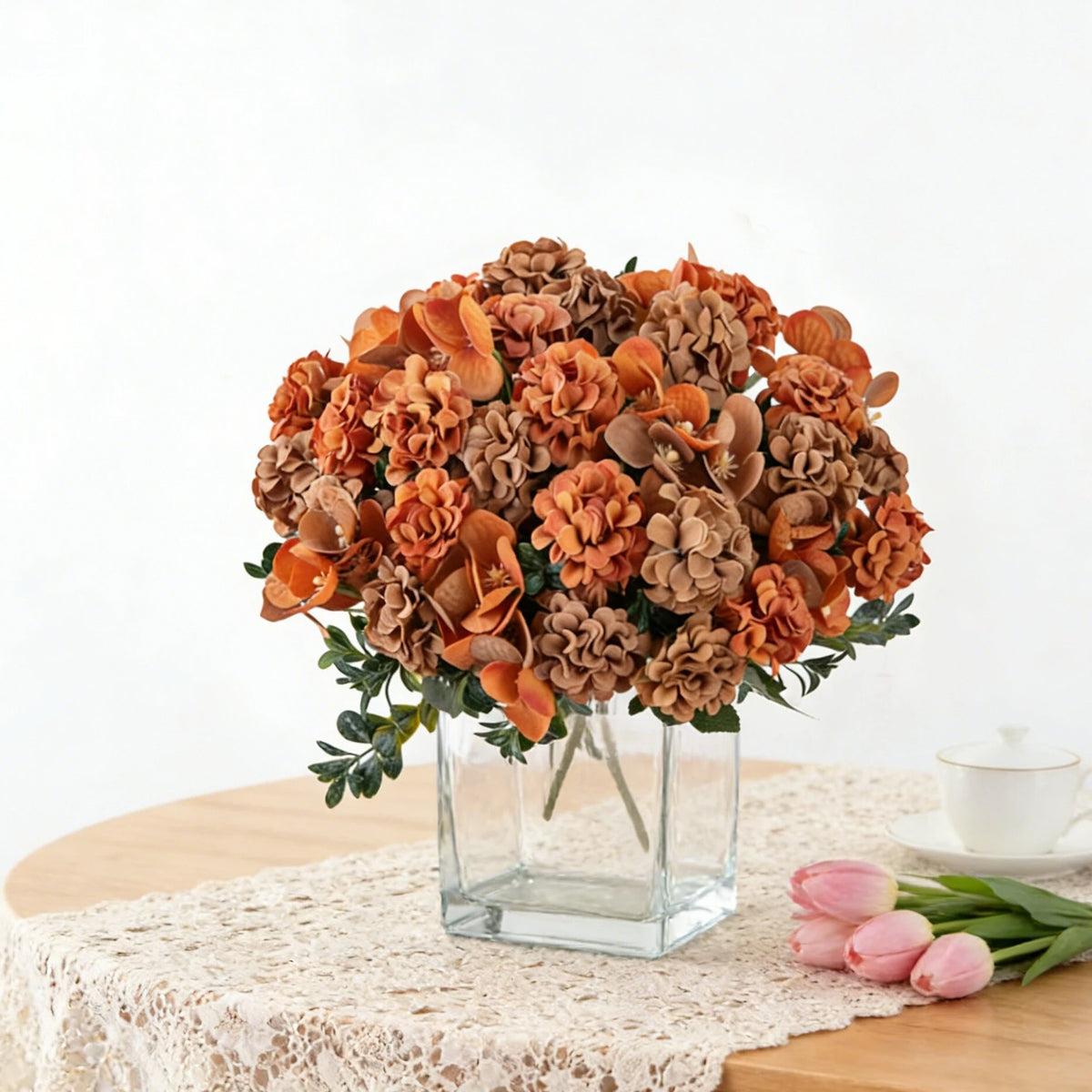 Artificial Silk Hydrangea Bouquet – Wedding & Home Décor Artificial Flower Bouquet Babs