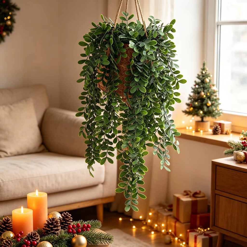 Artificial Plastic Leaf Garland – Party & Holiday Vine Decor Artificial Leaf Garland Babs
