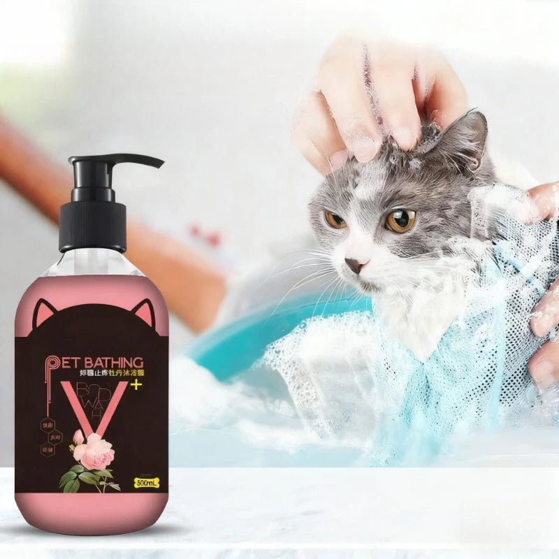 Pet Shampoo Shower Gel – Cat & Dog Deodorizing Hair Care Pet Shampoo Babs