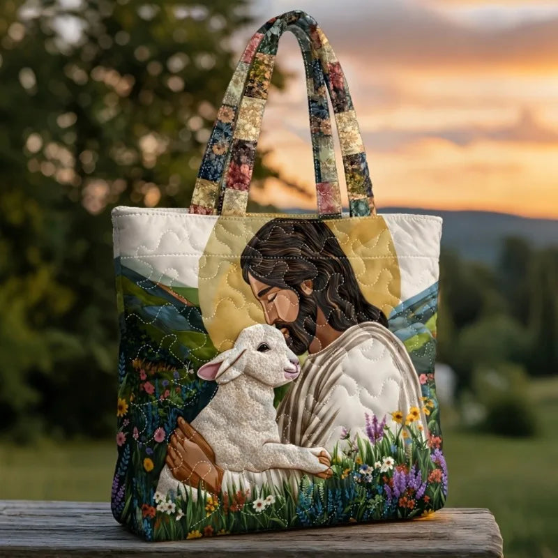 Women's Lightweight Quilted Tote Bag | Digital Print Weekend Bag Quilted Tote Bag Babs