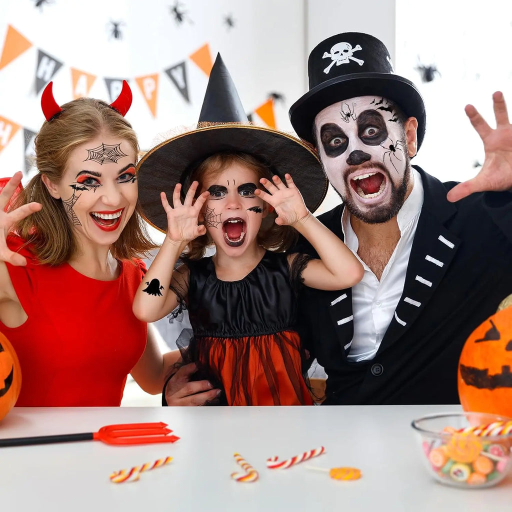 Halloween Spider Web Temporary Tattoo Stickers – Waterproof Temporary Tattoo Stickers Babs