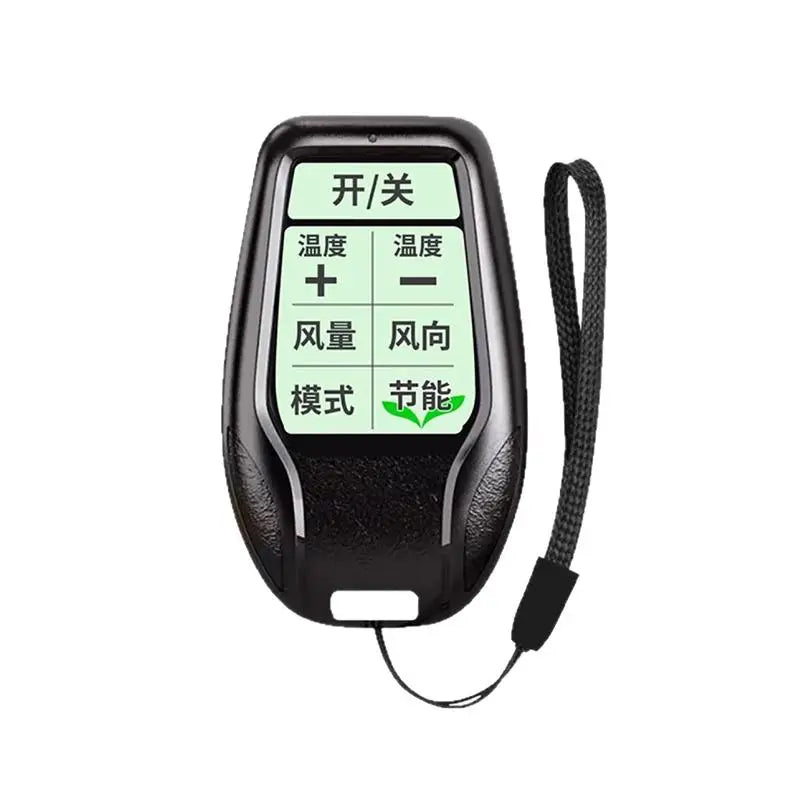Universal AC Remote Control – One-Click, Fits All Brands AC Remote Control Babs 100V JP Plug black