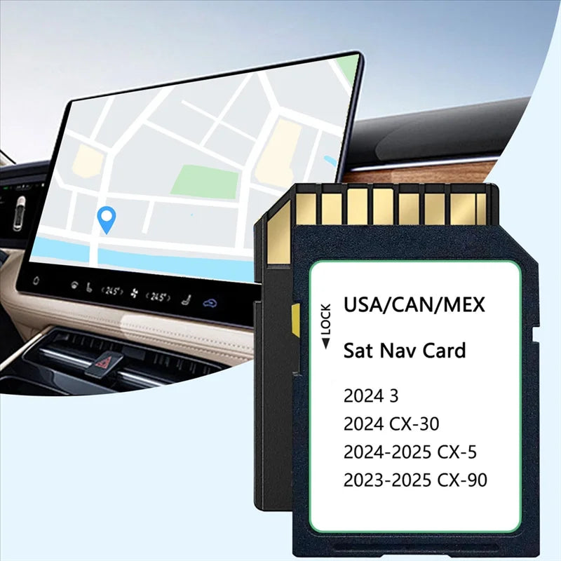 KMV66 EZ1B 2025 GPS Navigation SD Card for Mazda CX-5 CX-90 GPS Navigation SD Card Babs