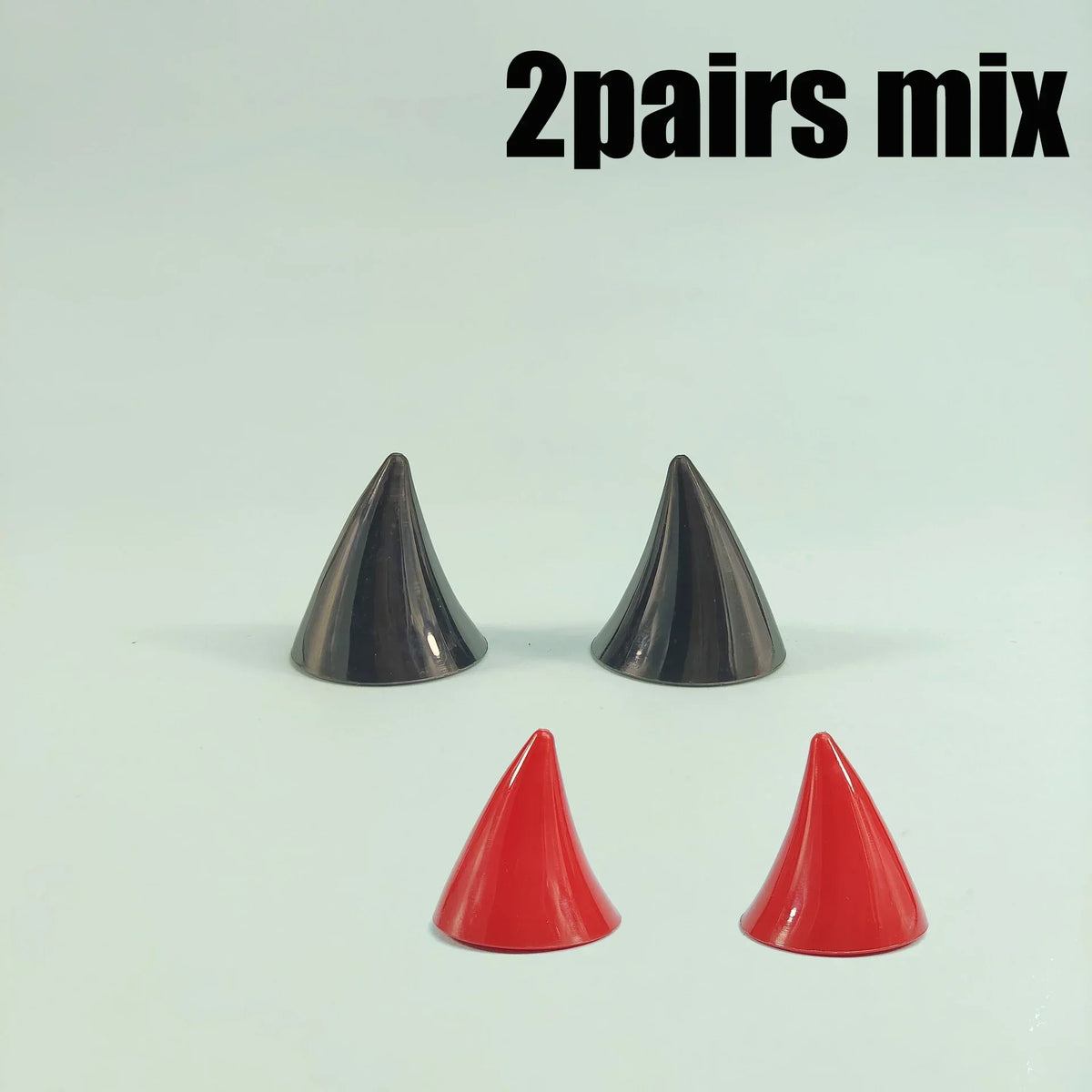 Devil Horn Helmet Decoration Suction Cup – Unisex 1-20 Pairs Helmet Decoration Babs Mix-2pairs-set