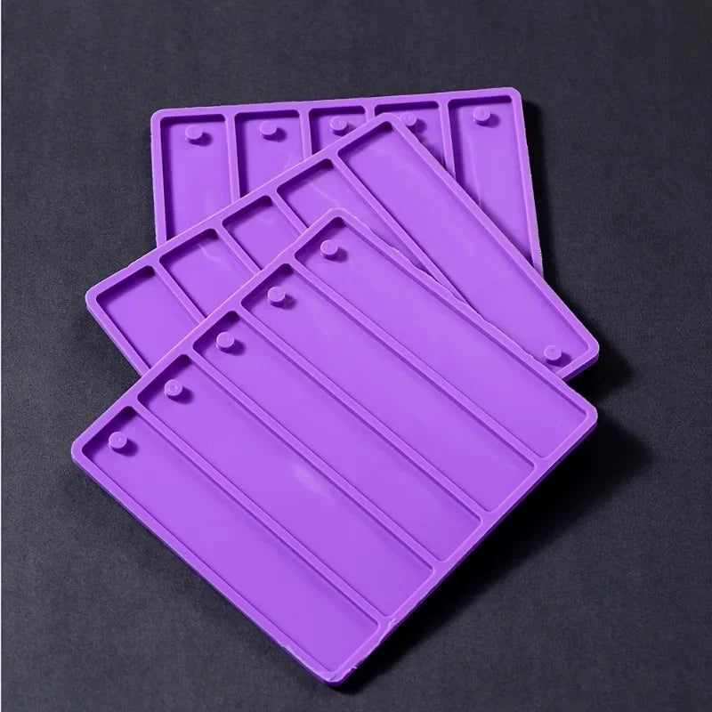 Rectangle Bookmark Silicone Mold | DIY Epoxy Resin Casting Resin Casting Mold Babs