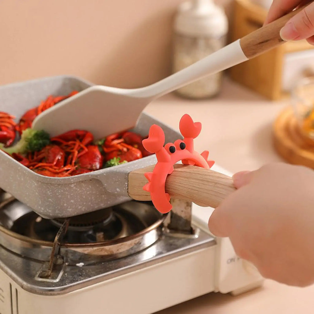 Crab Silicone Utensil Rest – Spoon & Spatula Holder Silicone Utensil Rest Babs