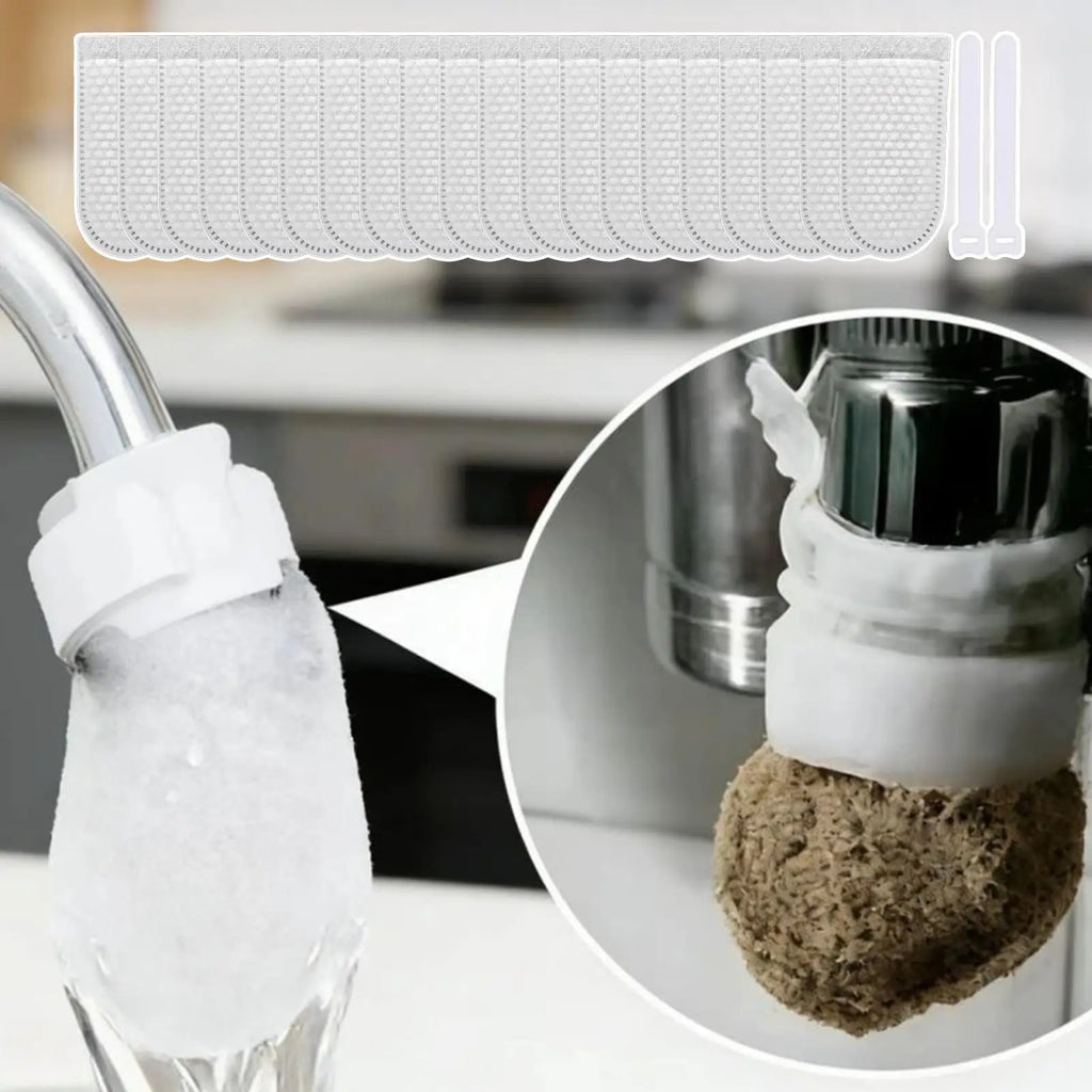 Faucet Filter Cotton Bag – Anti-Splash Tap Water Purifier Faucet Water Filter Babs