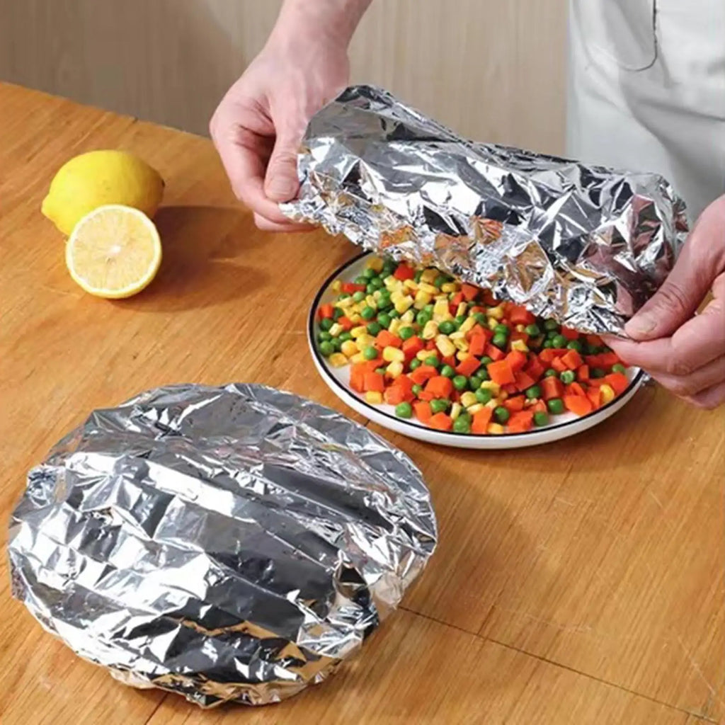 10pcs Reusable Aluminum Foil Bowl Covers – Oven & Microwave Safe Reusable Bowl Covers Babs