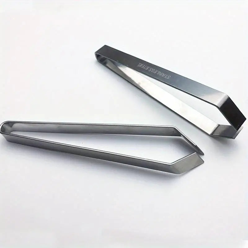 2-Pack Stainless Steel Fish Bone Tweezers – Kitchen Pincer Set Fish Bone Tweezers Babs 2pcs