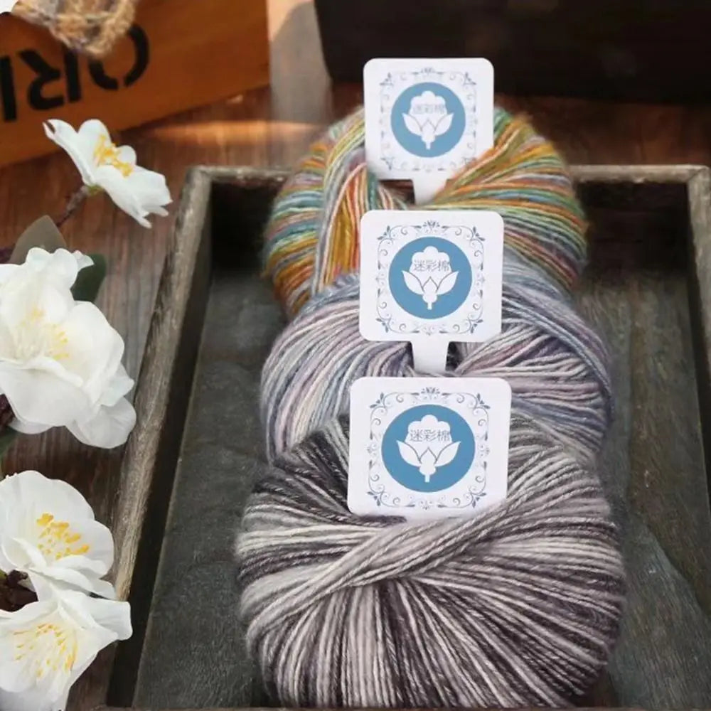 Multicolored Variegated Worsted Knitting Yarn – Super Soft Knitting Yarn Babs