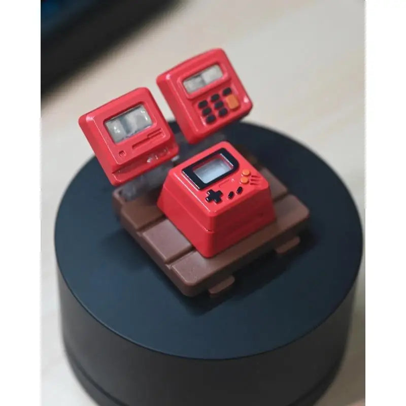 K04 Retro Transparent Mechanical Keycaps 3-in-1 Set | ABS Keyboard Keycaps Babs
