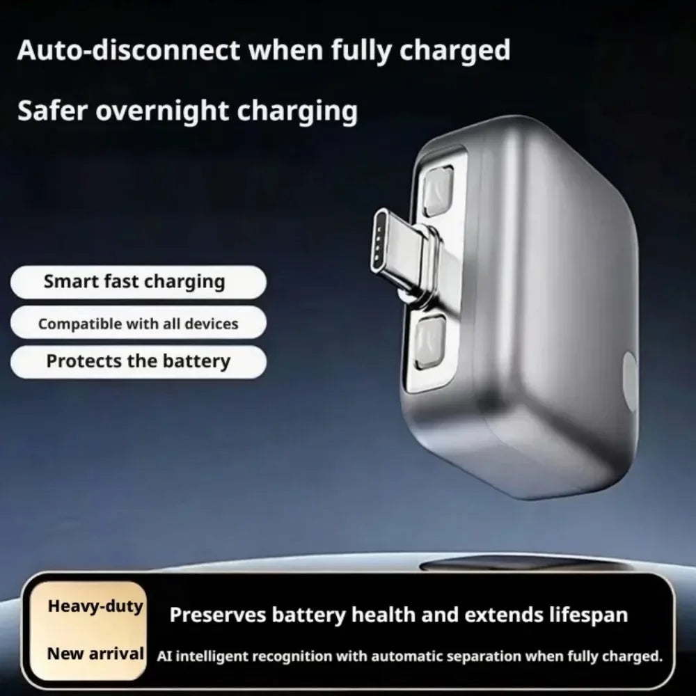 140W Auto Power-Off USB-C Charging Adapter | Smart Full-Charge Separator USB-C Charging Adapter Babs
