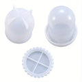Cloche Bell Jar Silicone Resin Mold Set – Dome & Dice Cup Silicone Resin Mold Babs 1 Set