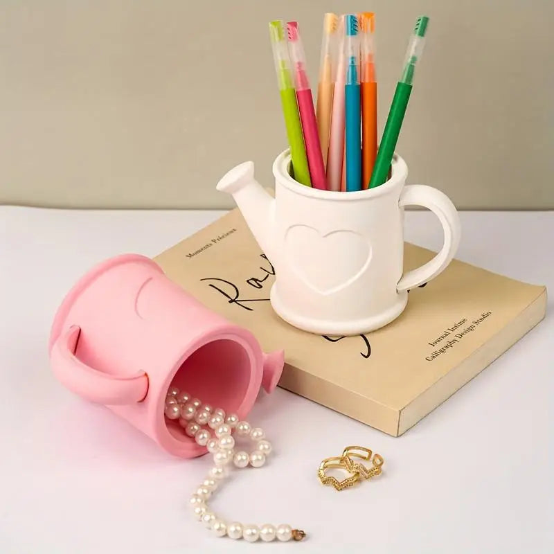 Kettle Silicone Mold – DIY Epoxy Resin Planter & Pen Holder Silicone Casting Mold Babs