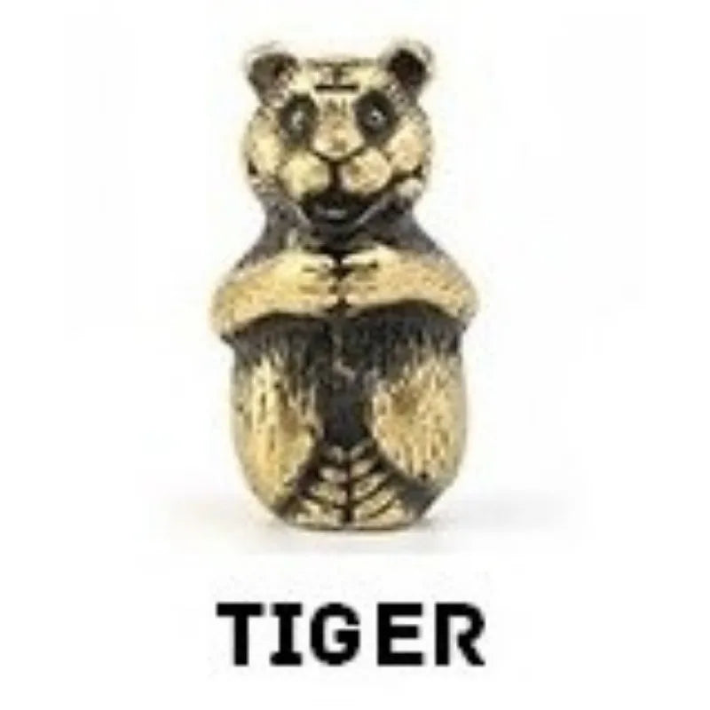 Mini Brass Copper Chinese Animal Figurine Incense Stick Holder Incense Stick Holder Babs tiger