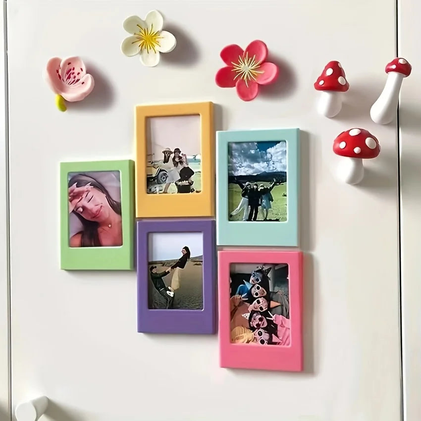 6pcs Magnetic Photo Frames for Polaroid & Instax 3" Prints Magnetic Photo Frame Babs