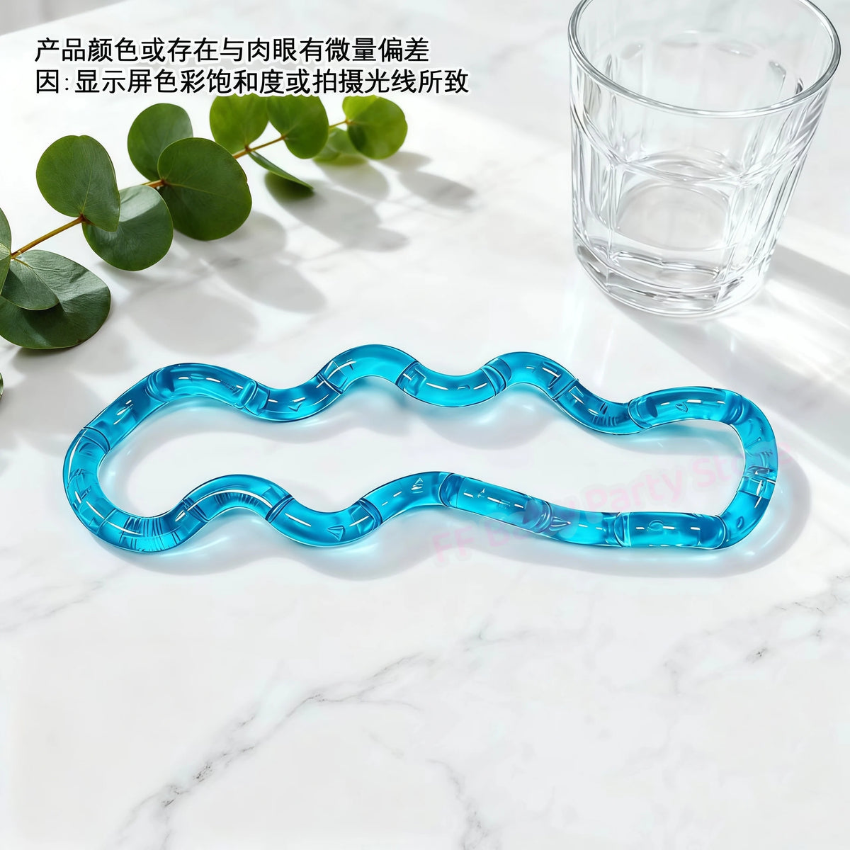 Rainbow Tangle Fidget Toy – Deformable Rope Knot Fun Gift Fidget Toy Babs blue