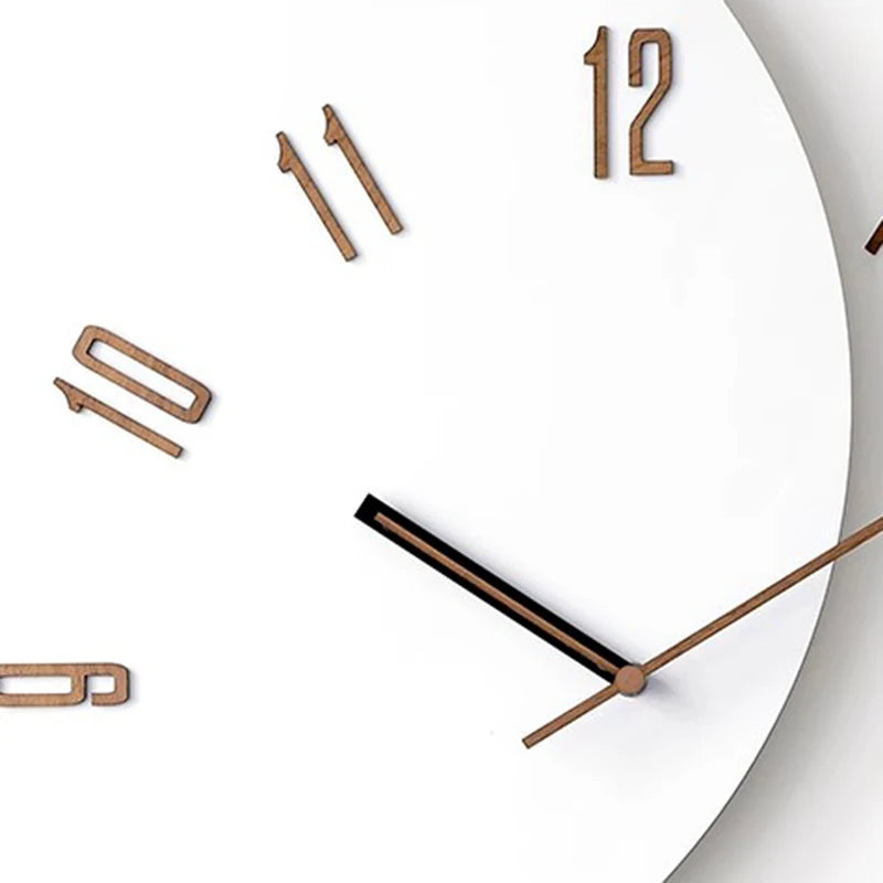 Nordic Minimalist Wall Clock – Silent Quartz Acrylic 60cm Wall Clock Babs