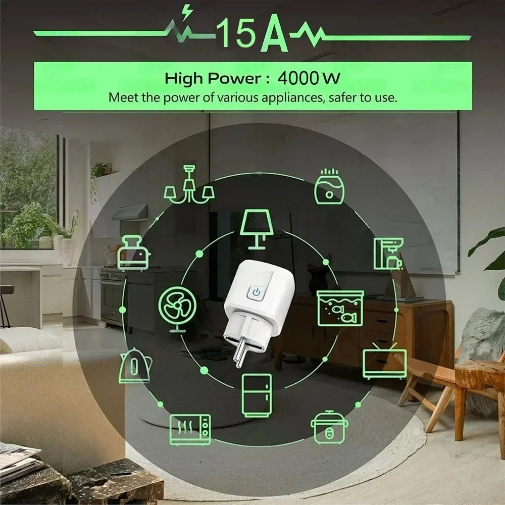 16A RF Wireless Remote Control Socket Switch – EU Plug 433MHz RF Remote Socket Switch Babs