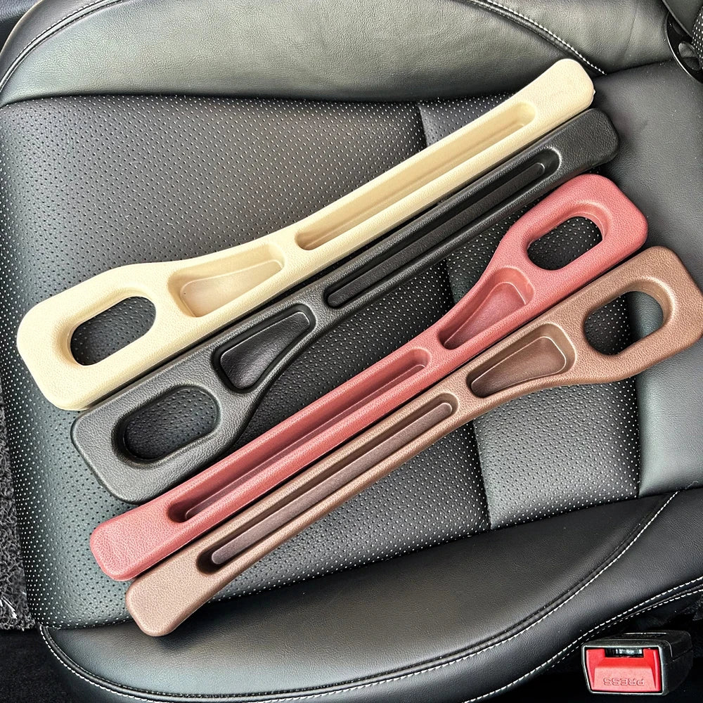 2Pcs PU Leather Car Seat Gap Filler & Crevice Blocker Set Car Seat Gap Filler Babs